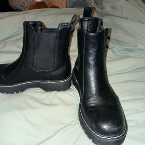 Sincerely Jules leather combat boots